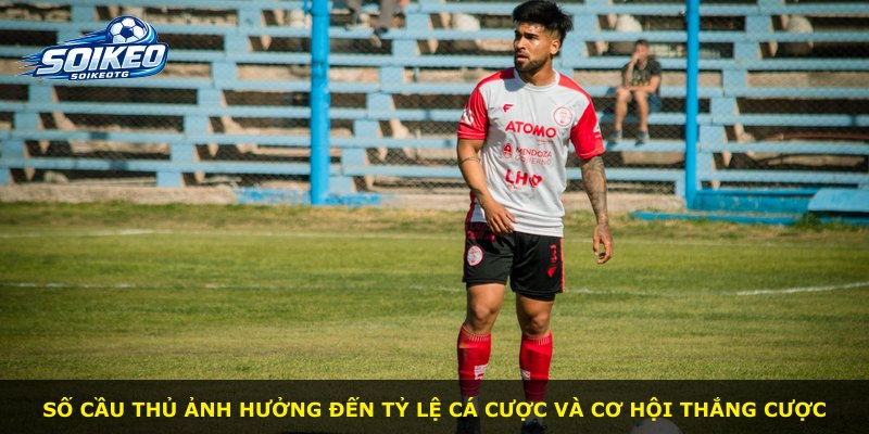 Số cầu thủ ảnh hưởng đến tỷ lệ cá cược và cơ hội thắng cược