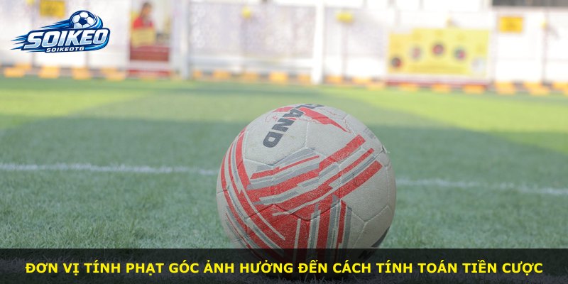Đơn vị tính phạt góc ảnh hưởng đến cách tính toán tiền cược